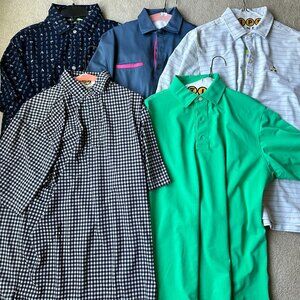 Lot of 5 Footjoy Polos.
